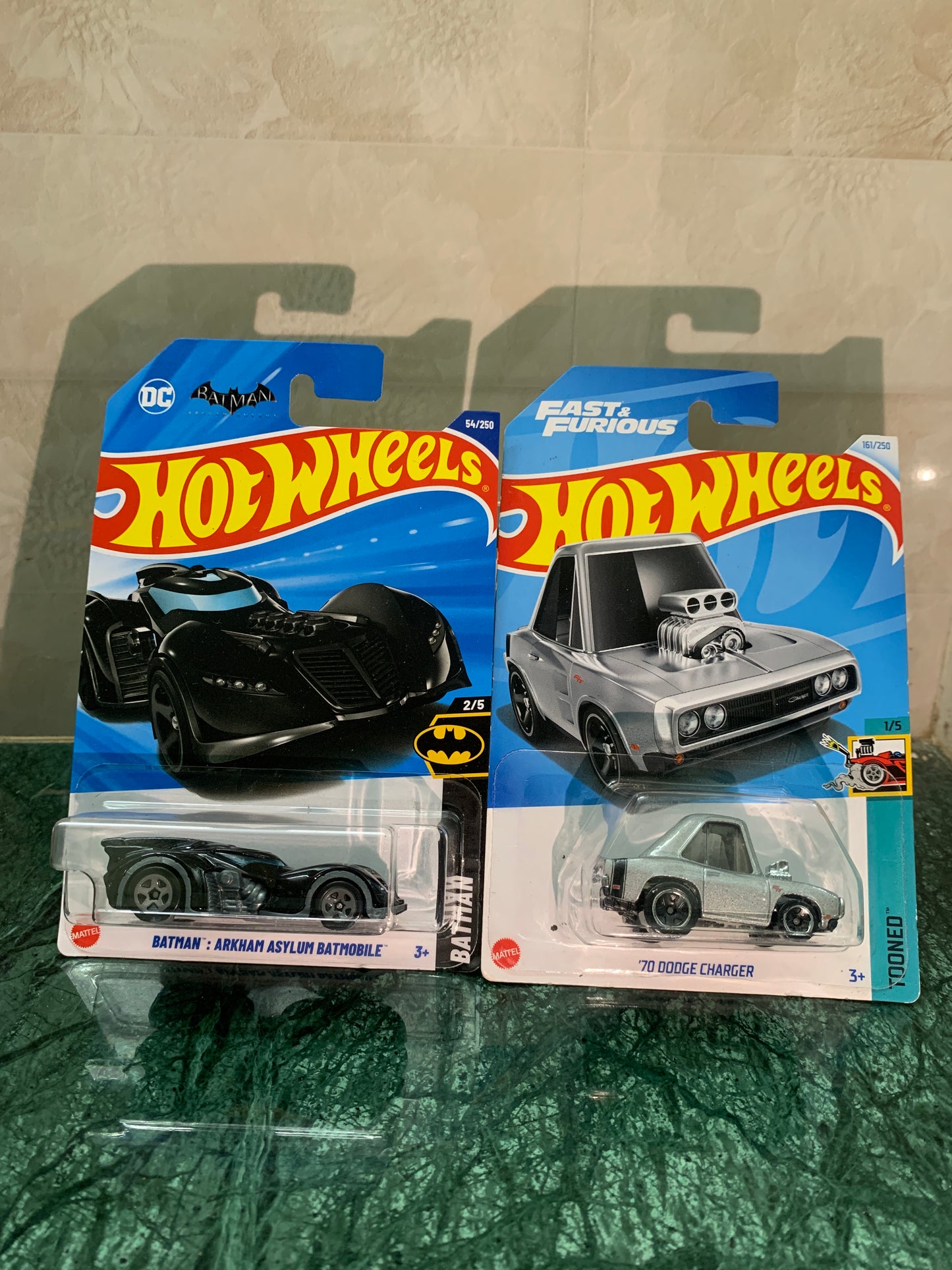 Batman: Arkham Asylum Batmobile & 70 Dodge Charger(Tooned) Combo