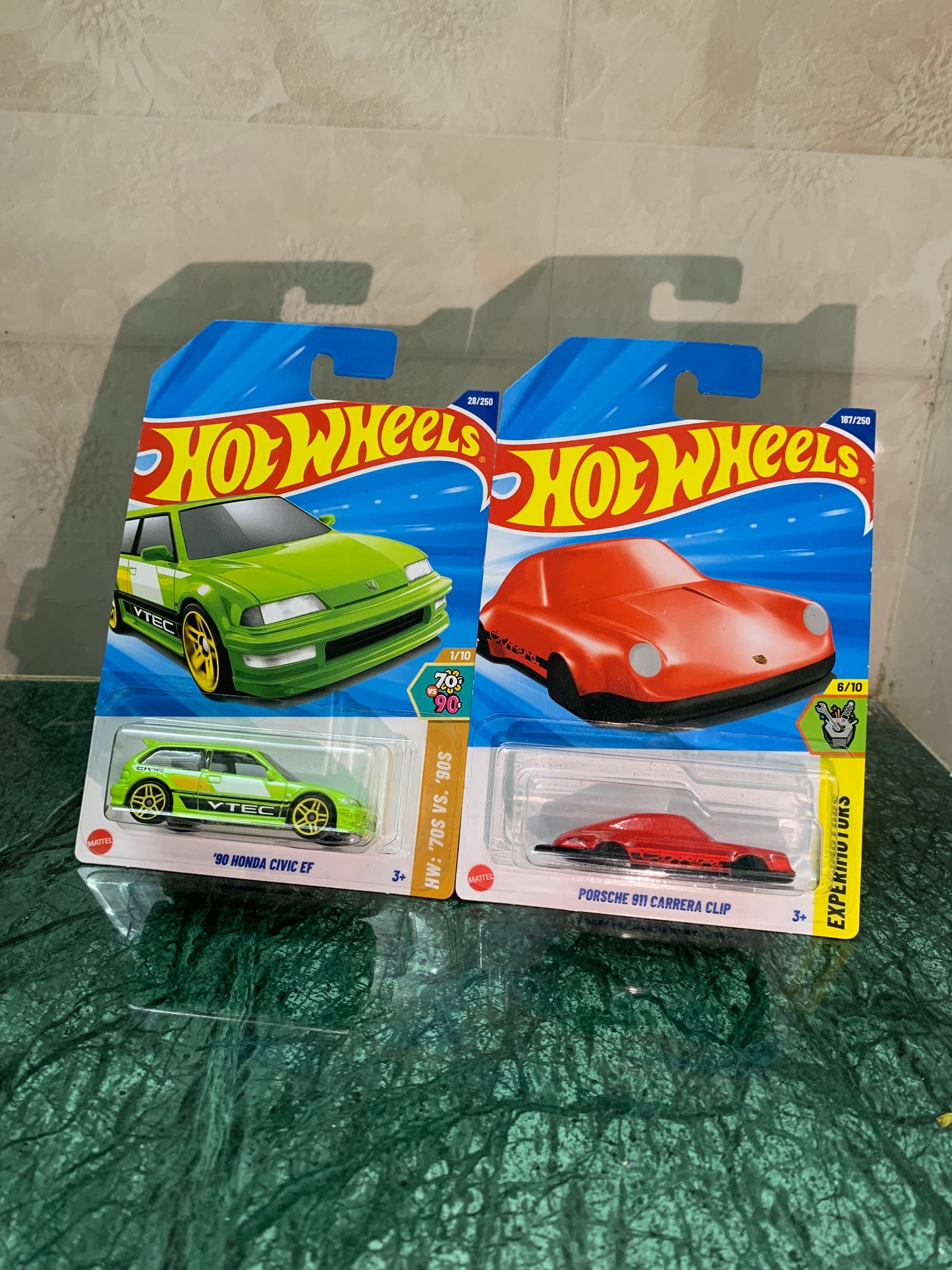 90 Honda civic EF & Porsche 911 Carrera clip Combo