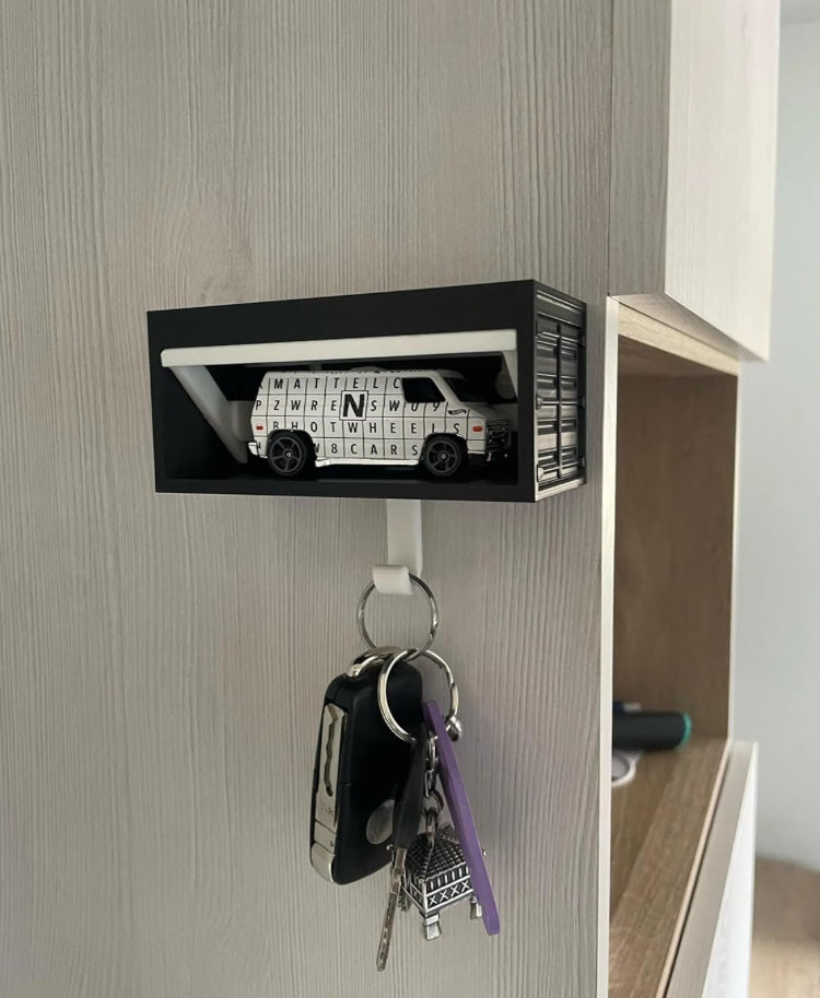 Hotwheels garage key holder