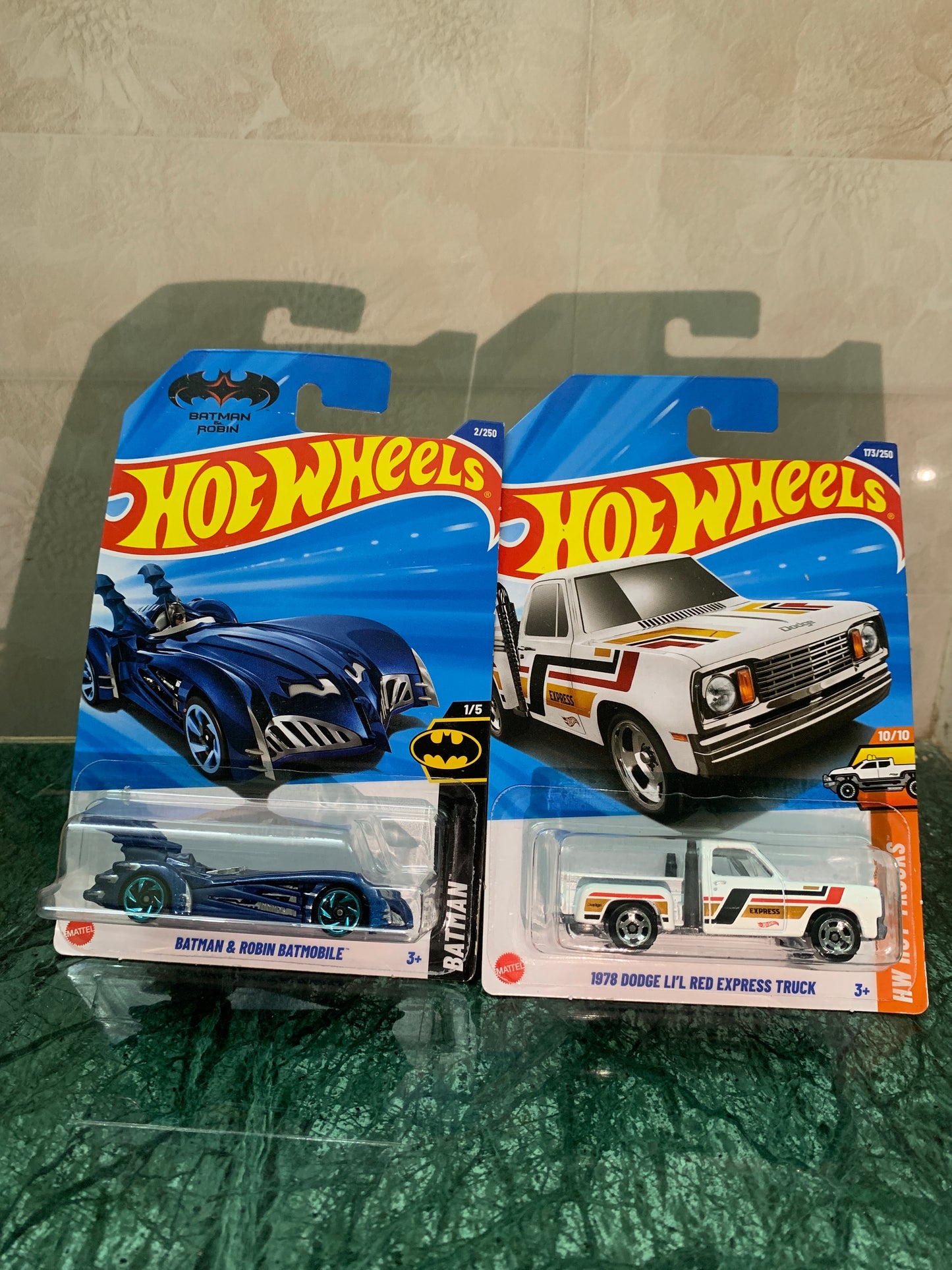 Batman & Robin Batmobile & 1978 Dodge Li’l Red Express Truck Combo