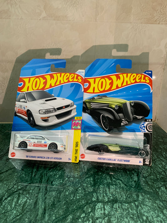 98 Subaru Impreza 22B-Sti Version & Custom Cadillac Fleetwood Combo
