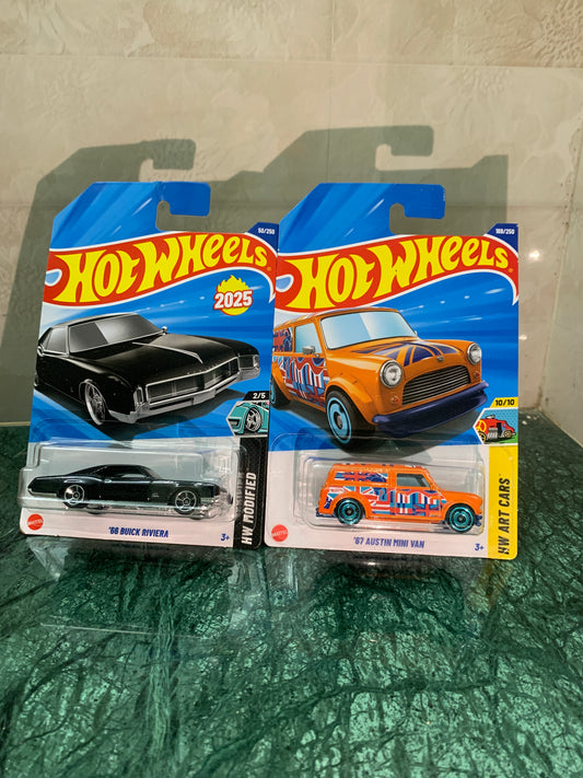 66 Buick Riviera & 67 Austin Mini Van Combo