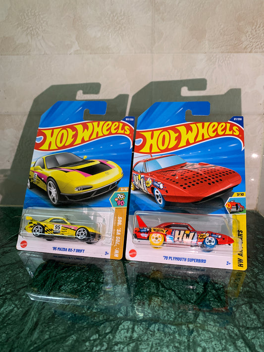 95 Mazda Rx-7 Drift & 70 Plymouth Superbird Combo