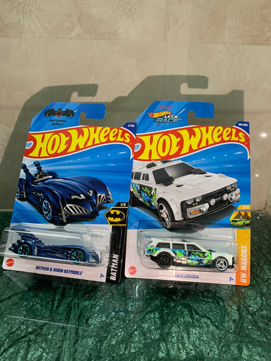Batman & Robin Batmobile & Track Dwagon Combo