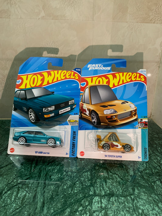87 Audi Quattro & 94 Toyota Supra(Tooned) Combo