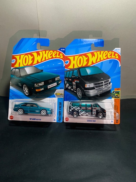 87 Audi Quattro & Dodge Van Combo