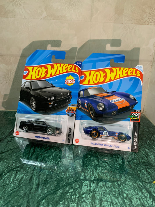 Maserati Shamal & Shelby Cobra Daytona Coupe Combo