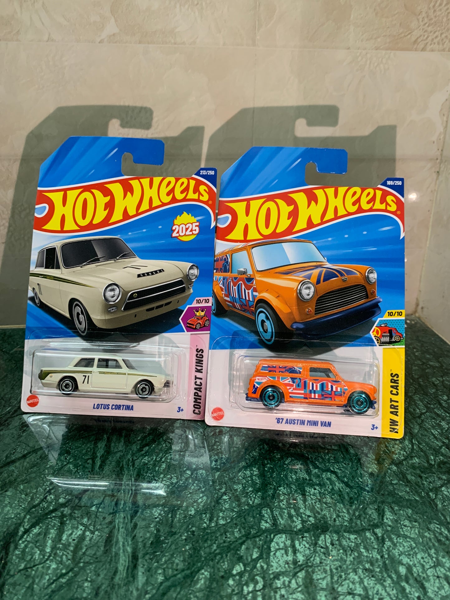 Lotus Cortina & 67 Austin Mini Van Combo