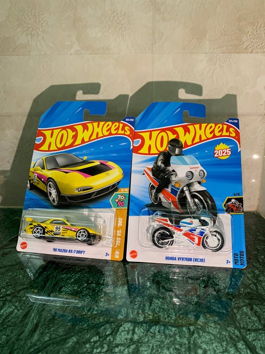 95 Mazda RX-7 Drift & Honda Vfr750r (rc30) Combo