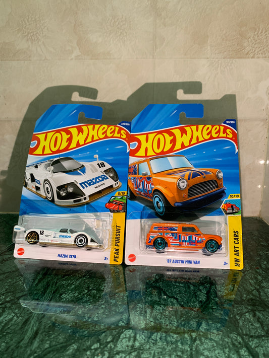 Mazda 787B & 67 Austin Mini Van Combo