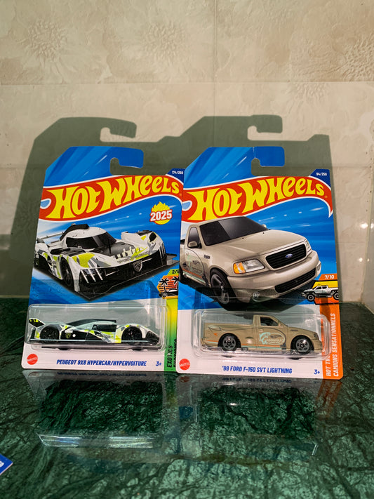 Peugeot 9x8 Hypercar/Hypervoiture & 99 Ford F-150 Svt Lightning Combo